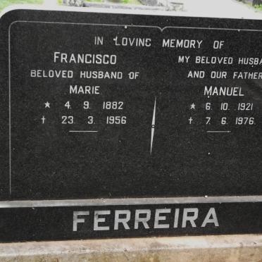 FERREIRA Francisco 1882-1956 :: FERREIRA Manuel 1921-1976