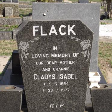 FLACK Gladys Isabel 1894-1977