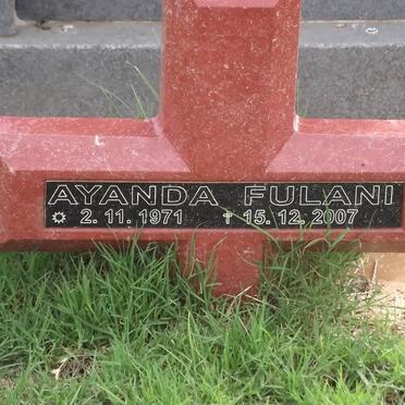 FULANI Ayanda  1971-2007