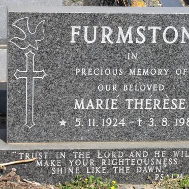 FURMSTON Marié Thérese 1924-1987