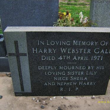 GALE Harry Webster -1971