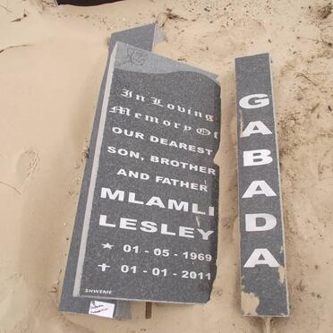 GABADA Mlamli Lesley 1969-2011
