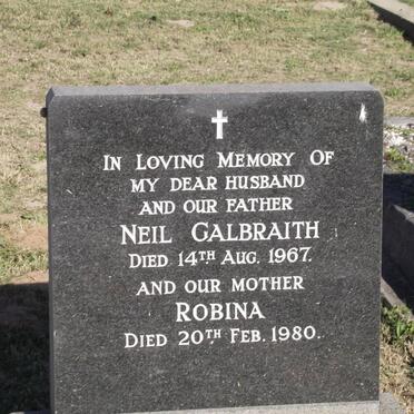 GALBRAITH Neil -1967 &amp; Robina -1980