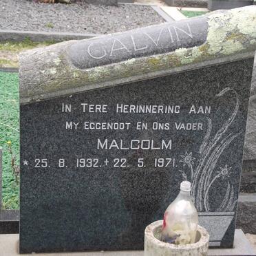 GALVIN Malcolm 1932-1971