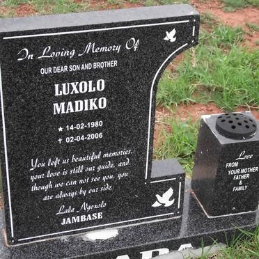 GALADA Luxolo Madiko 1980-2006