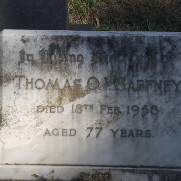 GAFFNEY Thomas O.I. -1958