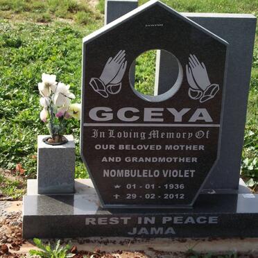 GCEYA Nombulelo Violet 1936-2012.