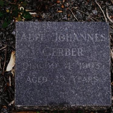 GERBER Abel Johannes -1963