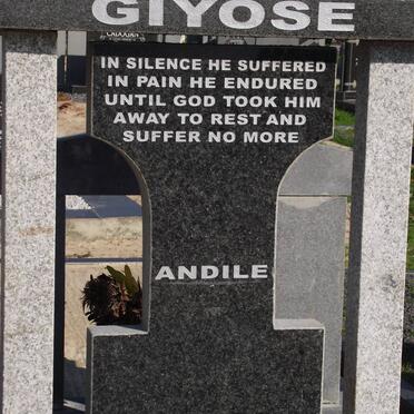 GIYOSE Andile 1972-2011