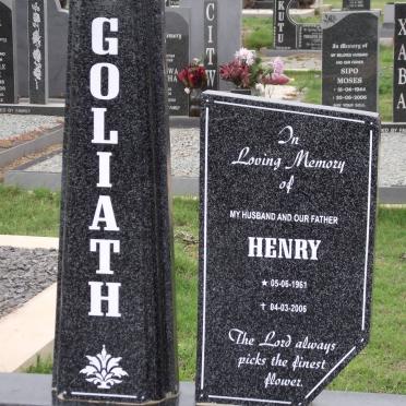 GOLIATH Henry 1961-2006