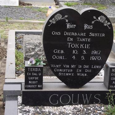 GOUWS Tokkie 1917-1970