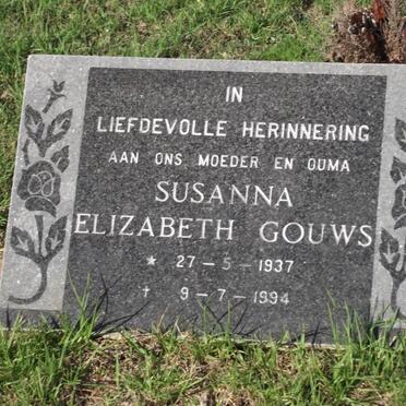 GOUWS Susanna Elizabeth 1937-1994