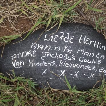 GOUWS Andre Jackobus 1950-2002