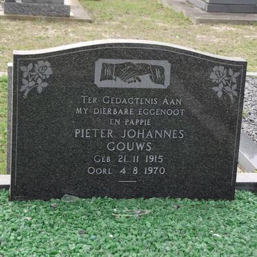 GOUWS Pieter Johannes 1915-1970