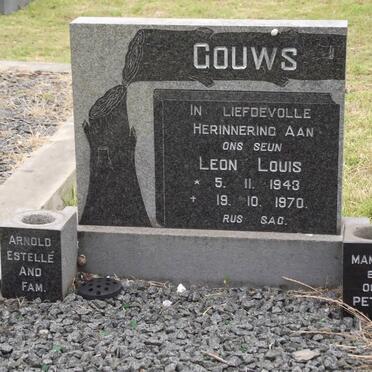 GOUWS Leon Louis 1943-1970
