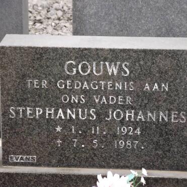 GOUWS Stephanus Johannes 1924-1987