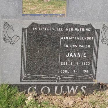 GOUWS Jannie 1933-1981