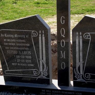 GQOMO Sipho Aaron 1926-2011
