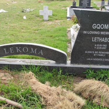 GQOMO Lethabo 1962-2007