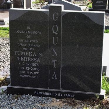 GQUNTA Tumeka N. Teressa 1975-2006