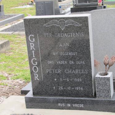 GRIGOR Peter Charles 1949-1994