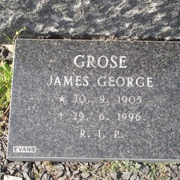 GROSE James George 1905-1996