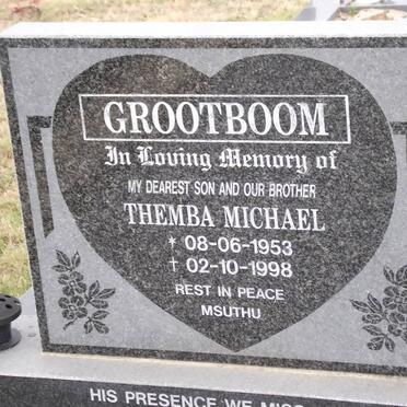 GROOTBOOM Themba Michael 1953-1998