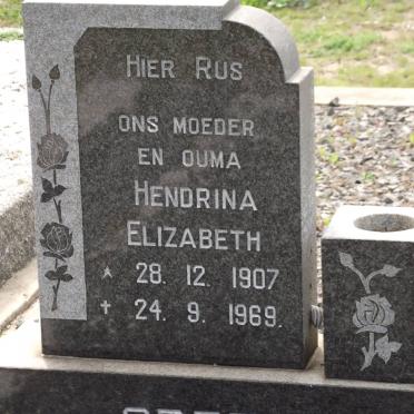 GREEFF Hendrina Elizabeth 1907-1969