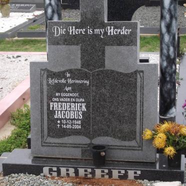 GREEFF Frederick Jacobus 1948-2004