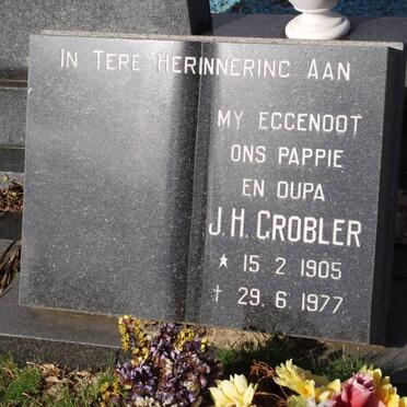 GROBLER J.H. 1905-1977