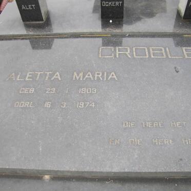 GROBLER Jan Harm 1902-1973 &amp; Aletta Maria 1903-1974