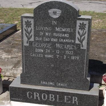 GROBLER George Weares 1922-1978