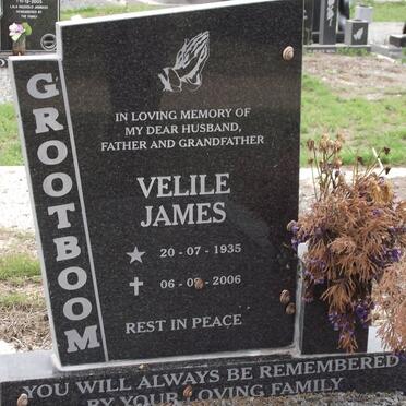GROOTBOOM Velile James 1935-2006