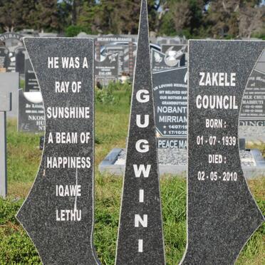 GUGWINI Zakele Council 1939-2010