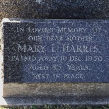 HARRIS Mary L. -1956