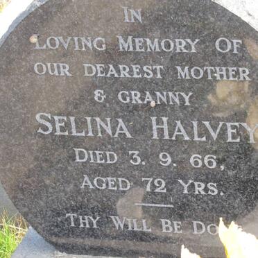 HALVEY Selina -1966