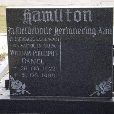 HAMILTON William Phillipus Daniel 1922-1989