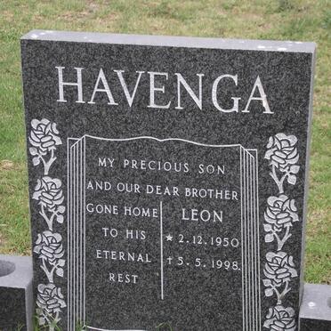 HAVENGA Leon 1950-1998