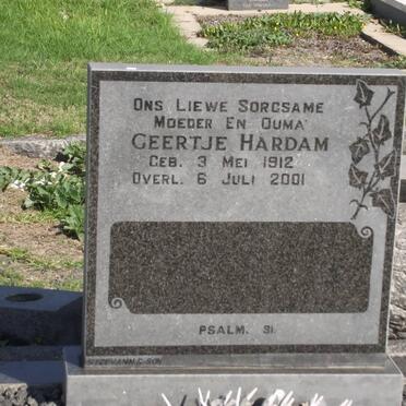 HARDAM Geertje 1912-2001