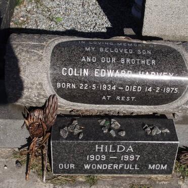 HARVEY Hilda 1909-1997 :: HARVEY Colin Edward 1934-1975 