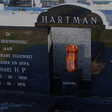 HARTMAN Michael H.P. 1900-1976 &amp; Hester Helena 1903-1996