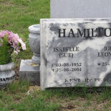 HAMILTON John Leonard 1943- &amp; Isabelle 1952-2004