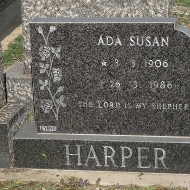 HARPER Ada Susan 1906-1986