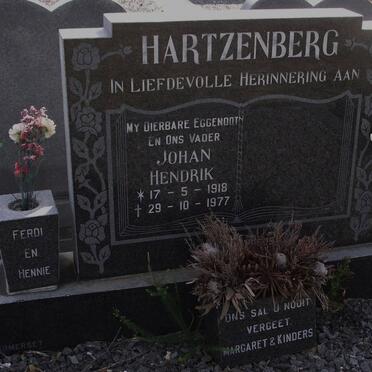 HARTZENBURG Johan Hendrik 1918-1977