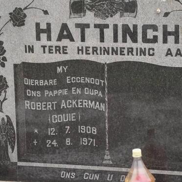 HATTINGH Robert Ackerman 1908-1971