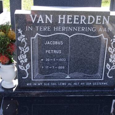 HEERDEN Jacobus Petrus, van 1933-1999