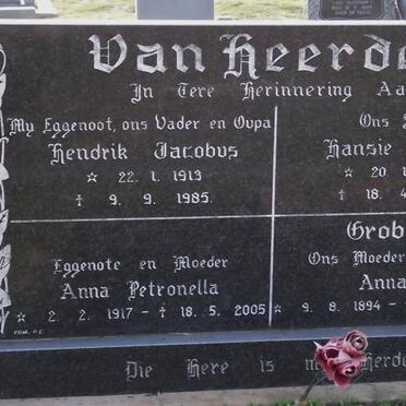 HEERDEN, van :: GROBLER