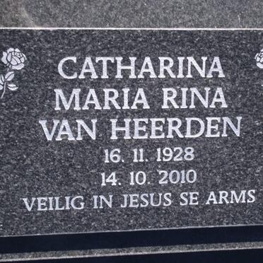 HEERDEN Catharina Maria Rina, van 1928-2010