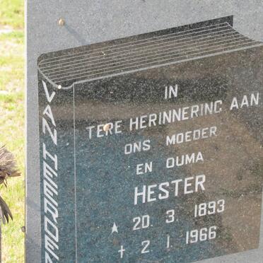 HEERDEN Hester M., van 1893-1966