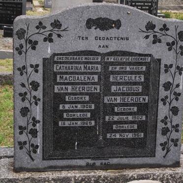 HEERDEN Hercules Jacobus, van 1902-1961 &amp; Magdalena 1906-1965